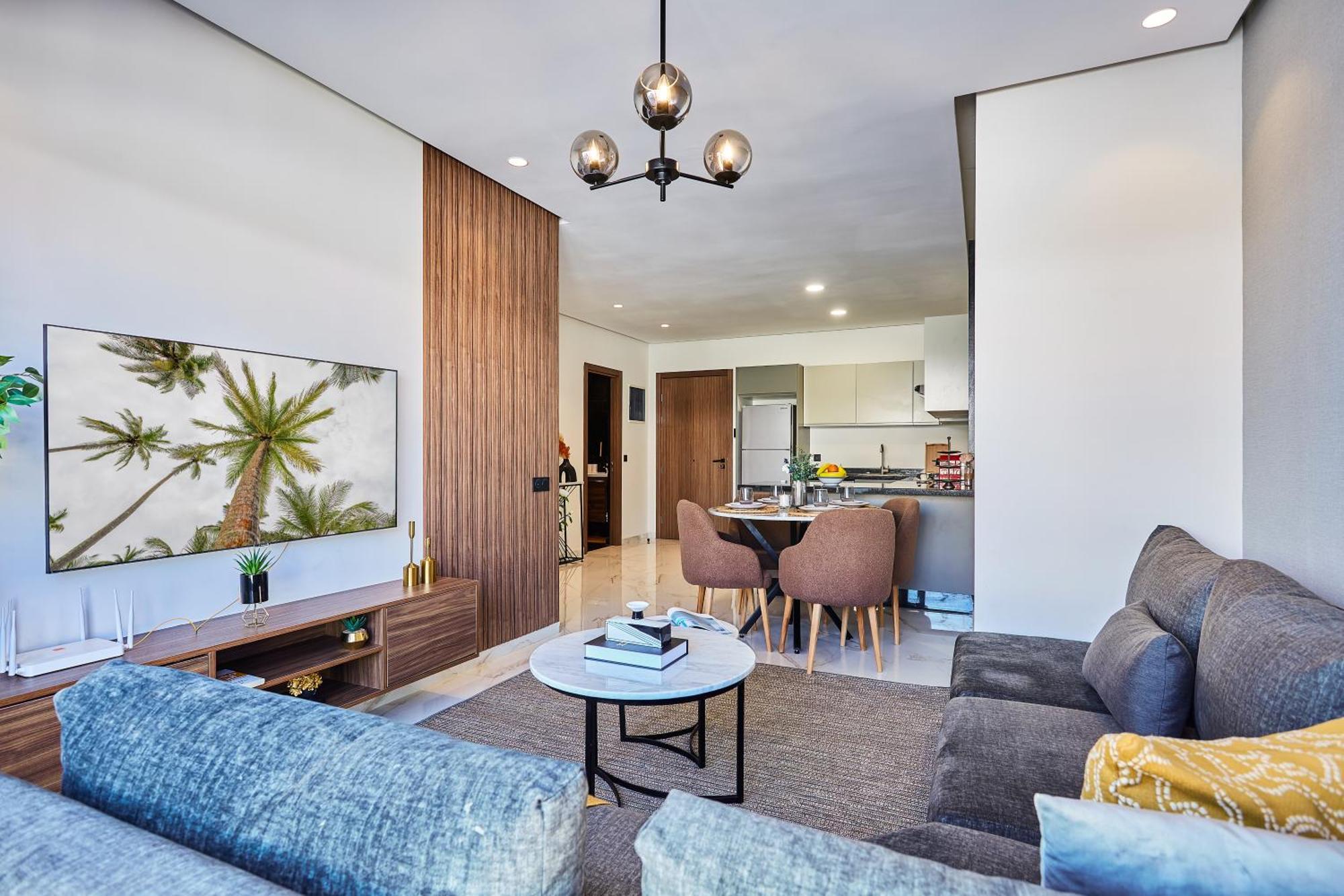 Sleek And Modern 2-Bed Unit In Downtown Casa Casablanca Exterior foto
